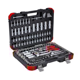 Jogo de Soquetes Sextavados com Encaixe 1/4