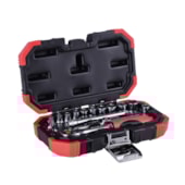 Jogo de Soquetes Sextavados com Encaixe 1/4" 4 a 13 mm 16 Peças R49003016 GEDORE RED Jogo de Soquetes Sextavados com Encaixe 1/4" 4 a 13 mm 16 Peças R49003016 GEDORE RED