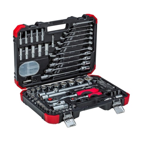 Jogo de Soquetes Sextavados com Encaixe 1/4