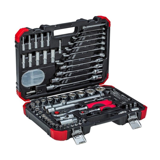 Jogo de Soquetes Sextavados com Encaixe 1/4