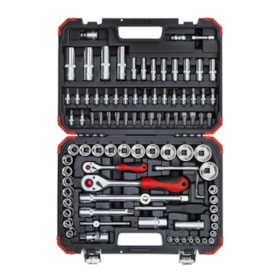 Jogo de Soquetes Sextavados com Encaixe 1/4