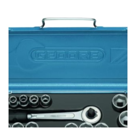 Jogo de Soquetes Sextavados de 10 a 32mm com Catraca 24 Peças 19KM GEDORE-7e64caa7-5feb-469d-8627-70a16341c515