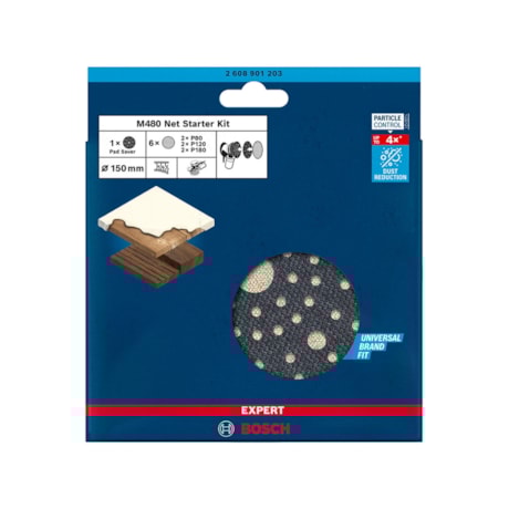 Jogo Discos de Lixa para Madeira/Tinta 6