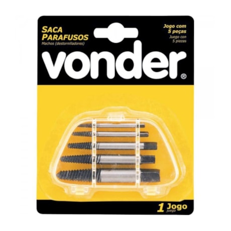 Jogo Extrator Saca Parafuso com 5 Peças 3599301000 VONDER-3f2eede6-8057-4787-9e12-8eb505cfd9a4