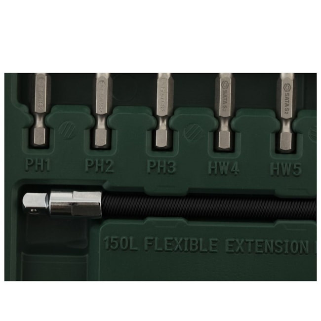 Jogo Soquetes Sextavado 3.5 a 14mm Bits Encaixe 1/4