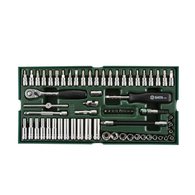 Jogo Soquetes Sextavados 3.5 a 14mm Encaixe 1/4