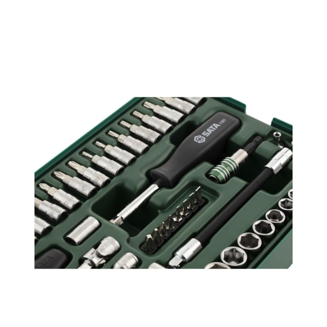 Jogo Soquetes Sextavados 3.5 a 14mm Encaixe 1/4