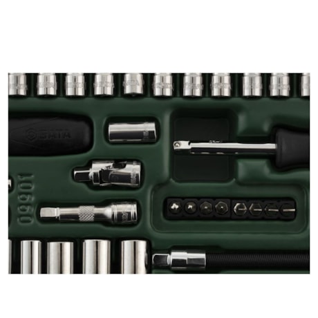 Jogo Soquetes Sextavados 3.5 a 14mm Encaixe 1/4