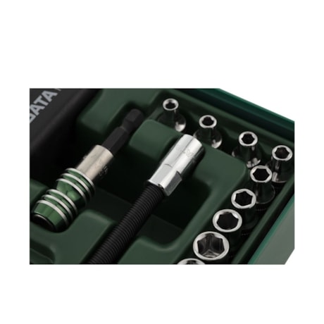 Jogo Soquetes Sextavados 3.5 a 14mm Encaixe 1/4