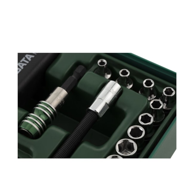 Jogo Soquetes Sextavados 3.5 a 14mm Encaixe 1/4