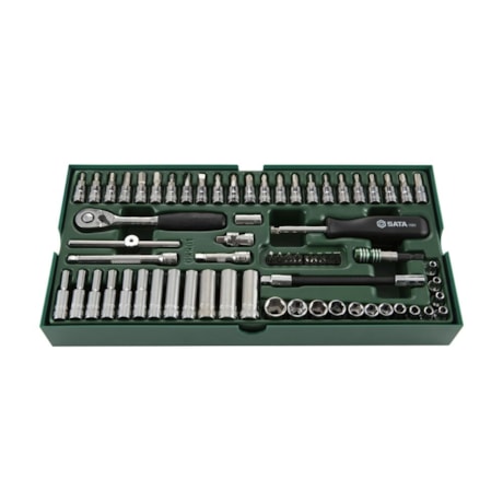 Jogo Soquetes Sextavados 3.5 a 14mm Encaixe 1/4