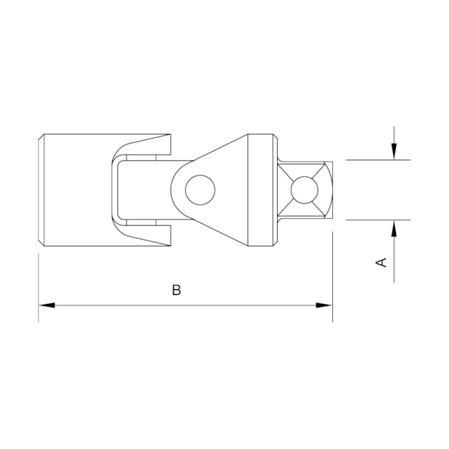 Junta Universal em Cobre-Berílio Antifaiscante 1/2