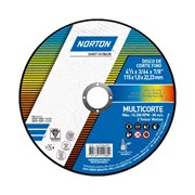 Kit 10 Discos de Corte Multicorte 4.1/2" 1,0MM 7/8" BNA 12 NORTON