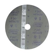 Kit 10 Discos de Lixa para Aço 7" 7/8" Grão 80 FIBRA METALITE F 247 NORTON