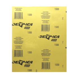 Kit 10 Lixas D'Água Grão 1500 Folha 230X280mm AZUL T 401 NORTON