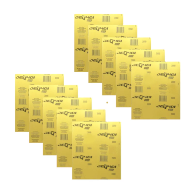 Kit 10 Lixas D'Água Grão 200 Folha 230X280MM T 401 NORTON-006688cb-dc26-4f4e-b72b-790759216289
