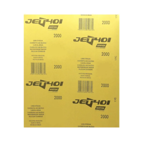 Kit 10 Lixas D'Água Grão 2000 Folha 230X280MM T 401 NORTON
