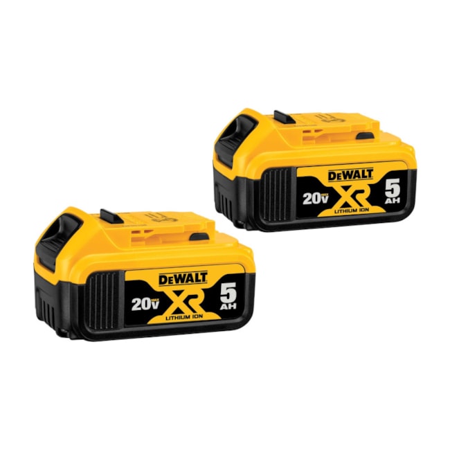 Kit 2 Baterias 5.0Ah 20V MAX com Carregador Bivolt + Bolsa DCB205C2K-BR DEWALT-50f89055-b42d-4715-8003-51a4f6aa113f