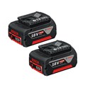 Kit 2 Baterias GBA 18V 4,0 Ah + Carregador GAL 18V-20 Bivolt 1600A019CJ BOSCH