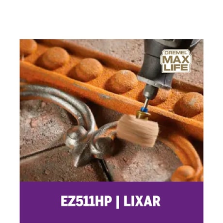 Kit 2 Discos de Lixa Acabamento Grão 180/280 RZ-Lock para Micro Retífica EZ511HP DREMEL-755ca972-ed47-45e1-be37-04e49349c032