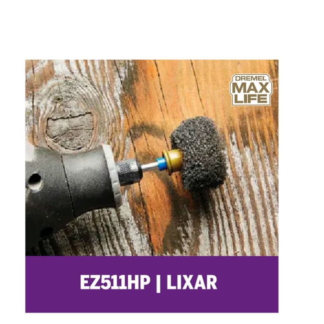 Kit 2 Discos de Lixa Acabamento Grão 180/280 RZ-Lock para Micro Retífica EZ511HP DREMEL-fb68f20b-9397-4971-9815-e6dc541a2ccb