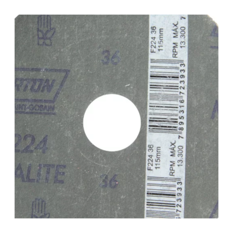 Kit 20 Discos de Lixa para Aço 4.1/2'' 7/8'' F 224 NORTON-53963d81-a823-4ec2-8eac-3ac19ffea6e2