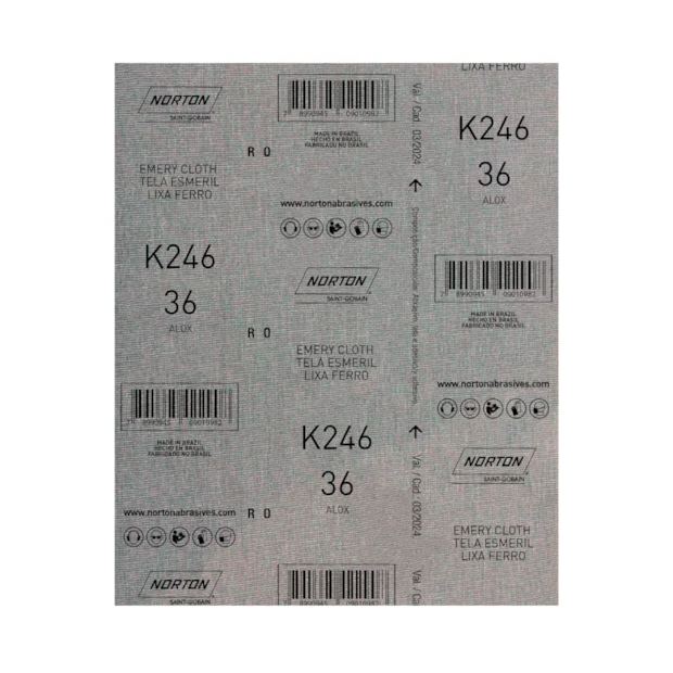 Kit 20 Lixas para Ferro Grão 36 Folha 225X275mm K 246 NORTON -52b7e465-77d7-4e91-a758-0ae7fc4c185f