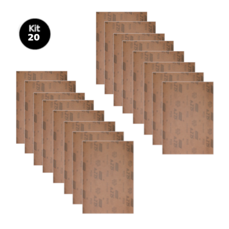 Kit 20 Lixas para Repintura Grão 120 Folha 230X280mm A 275 NORTON-6619d539-eb27-4c28-8d10-93ce16d51d3c