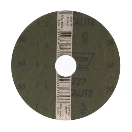 Kit 25 Discos de Lixa para Aço 4.1/2