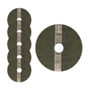 Kit 25 Discos de Lixa para Aço 4.1/2" 7/8" Grão 50 METALITE F 227 NORTON