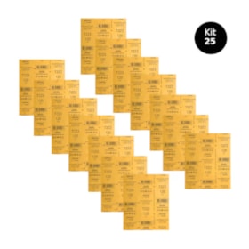Kit 25 Lixas D'Água 120 Folha 225X275mm T 223 NORTON