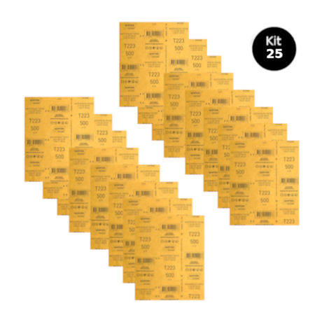 Kit 25 Lixas D'Água Grão 500 Folha 225X275mm T 223 NORTON-3df90b3e-bbe5-40b6-b149-2690dfc86941