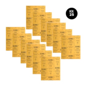 Kit 25 Lixas D'Água Grão 80 Filha 22X275mm T 223 NORTON