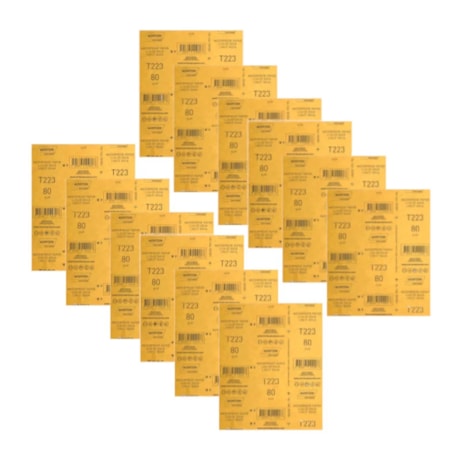 Kit 25 Lixas D'Água Grão 80 Filha 22X275mm T 223 NORTON-3412d5d4-5576-4db8-a700-c2b010e6d2fb