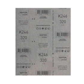 Kit 25 Lixas Grão 320 Folhas 225X275mm K 246 NORTON