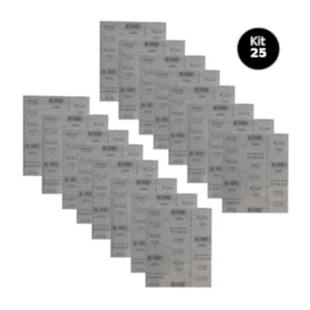 Kit 25 Lixas para Ferro Grão 100 Folha 225X275mm K 246 NORTON