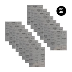 Kit 25 Lixas para Ferro Grão 150 Folha 225X275mm K 246 NORTON