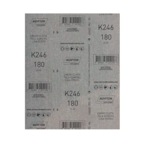 Kit 25 Lixas para Ferro Grão 180 Folha 225X275mm K 246 NORTON