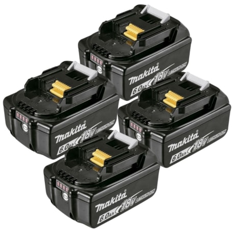 Kit 4 Baterias 18V 6.0Ah Carregador Duplo 220V e Maleta 198090-6 MAKITA-757a8174-3910-4ef9-a648-36905ffdb3a3