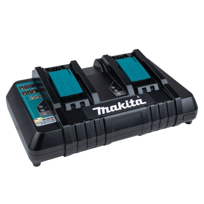 Kit 4 Baterias 18V 6.0Ah Carregador Duplo 220V e Maleta 198090-6 MAKITA-395caa80-992b-4955-ab4a-234579a7c253