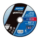 Kit 5 Discos de Corte para Aço carbono e Inox 4.1/2" 1,6mm 7/8" QUANTUM BHP12 NORTON