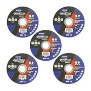 Kit 5 Discos de Corte para Aço Carbono e inox 7" 1,6mm 7/8" QUANTUM BHP12 A30U NORTON