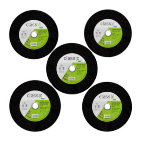 Kit 5 Discos de Corte para Aço e Inox 10'' 3,2mm 3/4'' AR 302 CLASSIC NORTON-1fbd2faf-b8c7-46b6-9601-d22e83e1456c