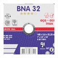 Kit 5 Discos de Corte para Aço Inox 7" 3,0mm 7/8" BNA 32 NORTON