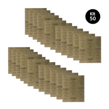 Kit 50 Lixas D'Água Grão 320 Folhas 230X280mm NORCLASS T 277 NORTON-6a8704a1-07db-4965-8ff6-acb5127eef15