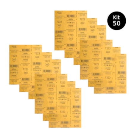 Kit 50 Lixas D'Água Grão 360 Folha 225X275mm T 223 NORTON-3f4fa333-8ac2-4836-bf3a-98961e323f1c