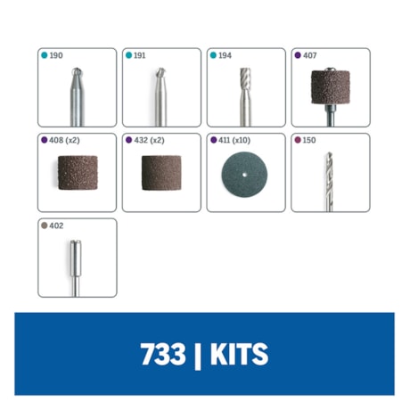 Kit Acessórios de Micro Retífica para Madeira 20 Peças 26150733AB DREMEL-0875d43c-d065-46b5-92f8-1761f8439a14