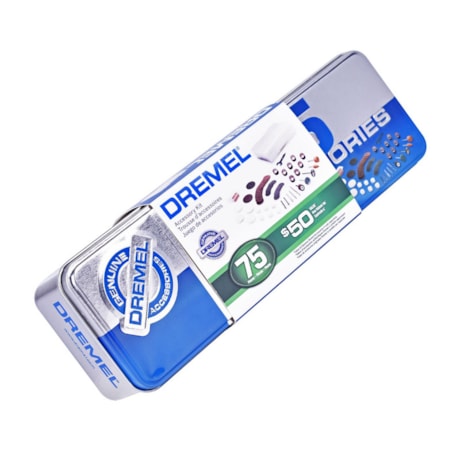 Kit Acessórios para Retífica Uso Geral 75 peças 26150707AC DREMEL-33648ebc-52b4-403f-9f92-fd9f0669a4a9
