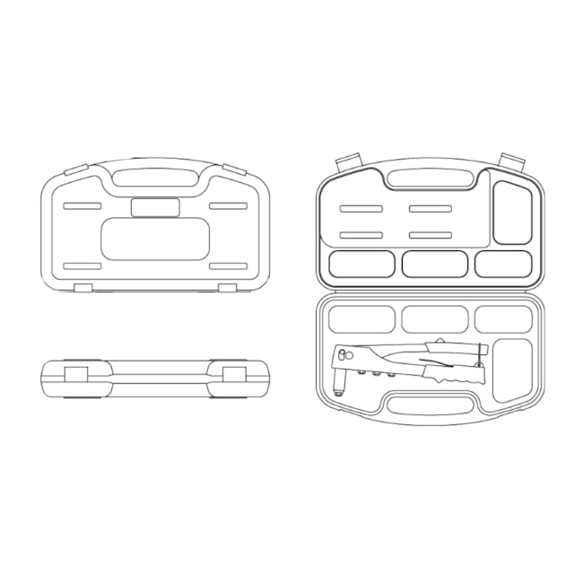Kit Alicate Rebitador e 70 Rebites com Maleta 44024271 TRAMONTINA PRO-12f7892f-6de8-4039-a67a-0c523eeca57b