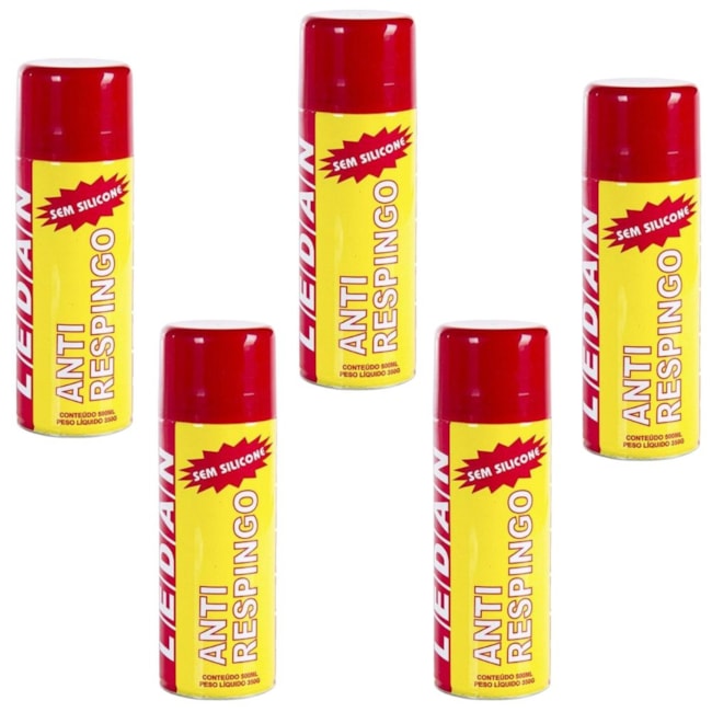Kit Anti Respingo 500ml Sem Silicone 5 Itens 3543 LEDAN-1cb30c4b-ba0d-4cf2-a4fa-b31ffae4c4e6